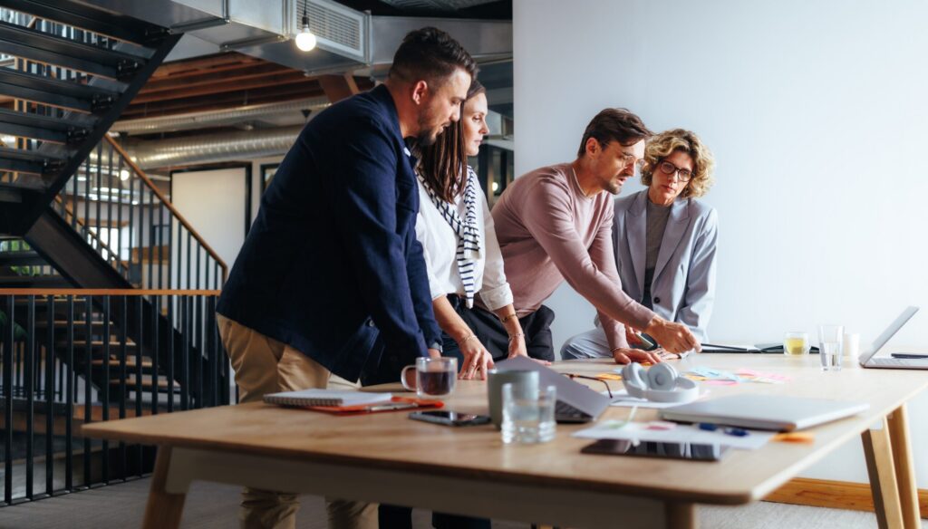A marketing agency working on a campaign for a client